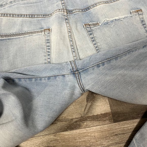 Good American Good Legs High Rise Crop Skinny Jeans Blue Women’s Size 22 - Picture 8 of 11